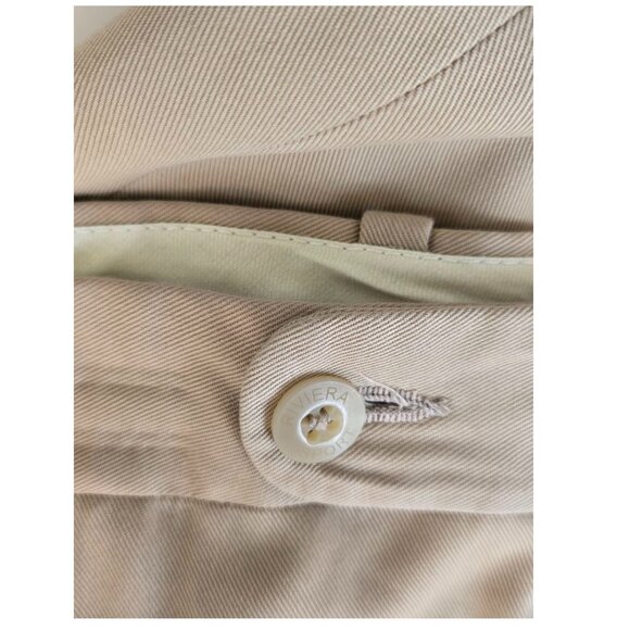 Riviera Sport Dress Pants Mens 35 x 30.5 Beige Double pleated Made in Canada - Picture 6 of 9